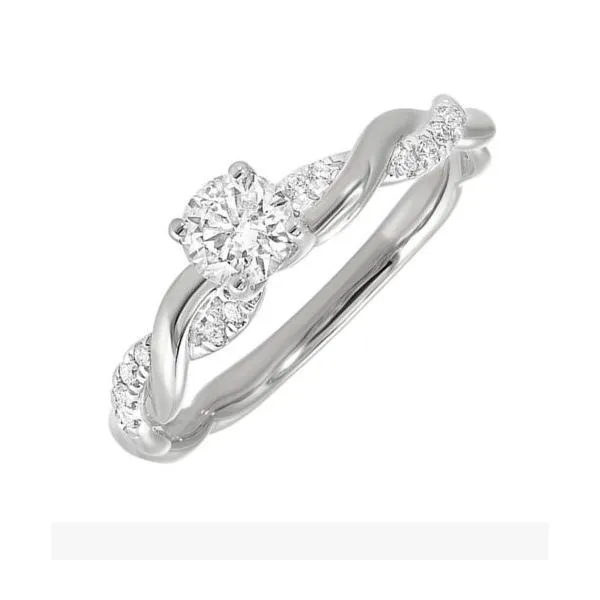 Tantalizing Diamond Twist Engagement Ring Holliday Jewelry Klamath Falls, OR