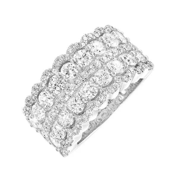 Spectacular 5 Row Stacker Style Diamond Band Holliday Jewelry Klamath Falls, OR