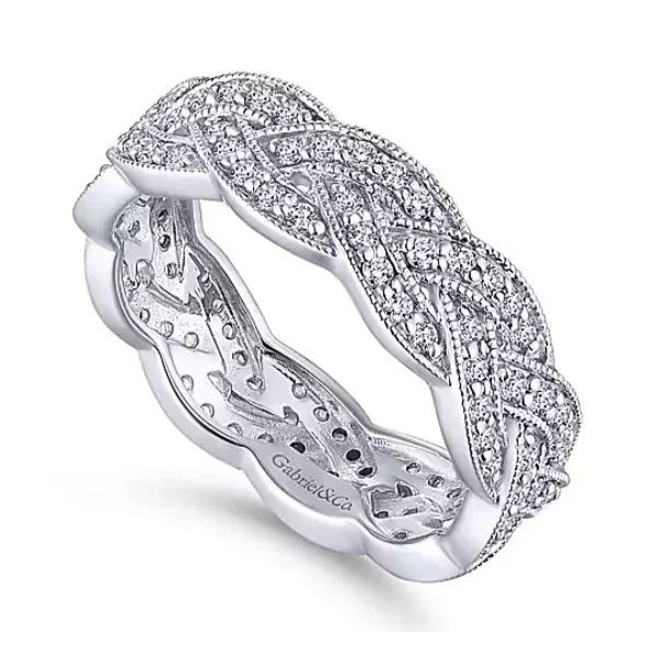 Must Have Braided Stackable Diamond Ring by Gabriel & Co. Holliday Jewelry Klamath Falls, OR