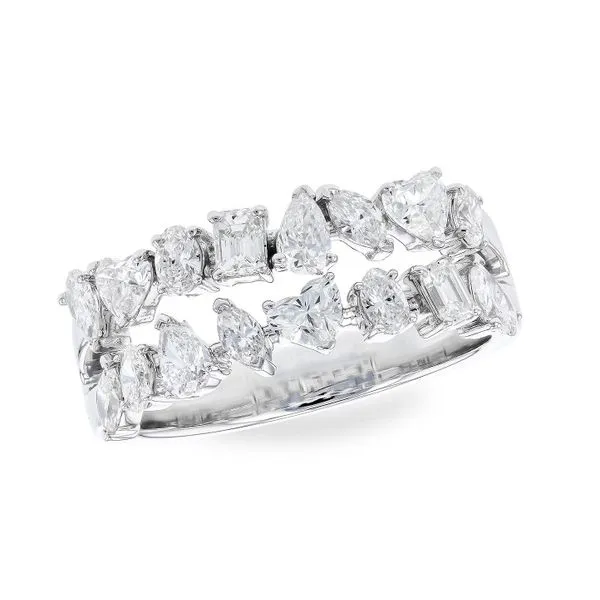 Incredible Multi Fancy Cut Diamond Wedding Band Holliday Jewelry Klamath Falls, OR