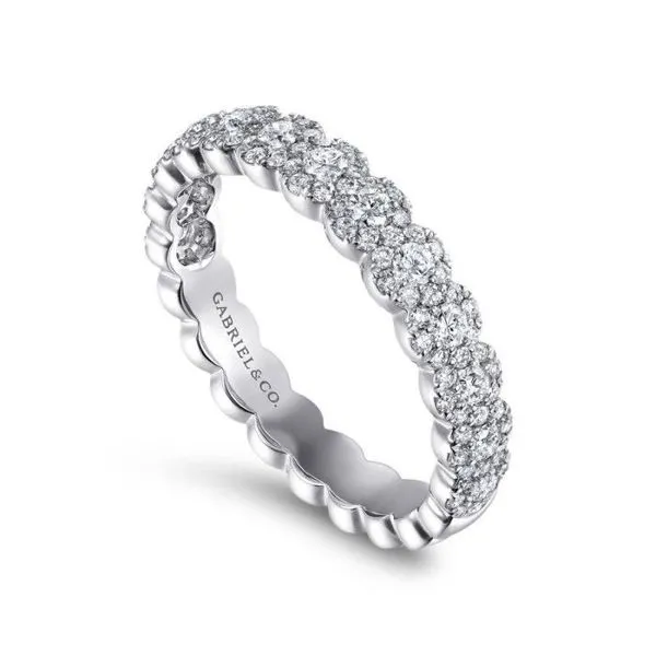 Incredible Diamond Stackable Round Pave Band by Gabriel & Co. Holliday Jewelry Klamath Falls, OR