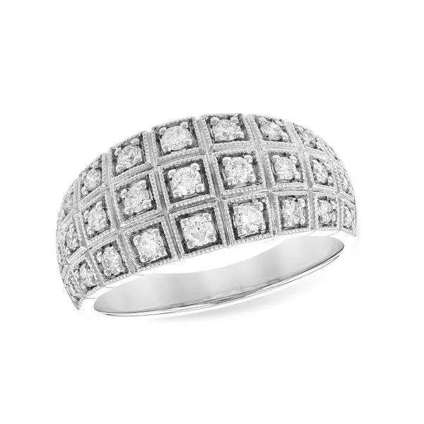 Absolutely a Statement Maker Diamond Milligrain Wedding Band Holliday Jewelry Klamath Falls, OR