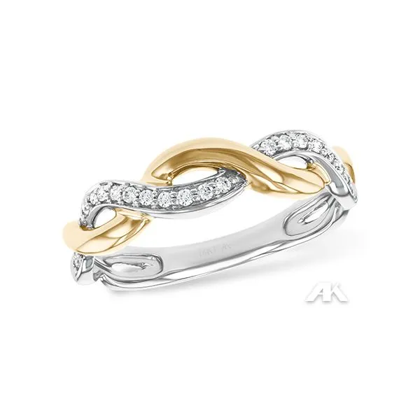 Magical Two-Tone Twist Diamond Band Holliday Jewelry Klamath Falls, OR