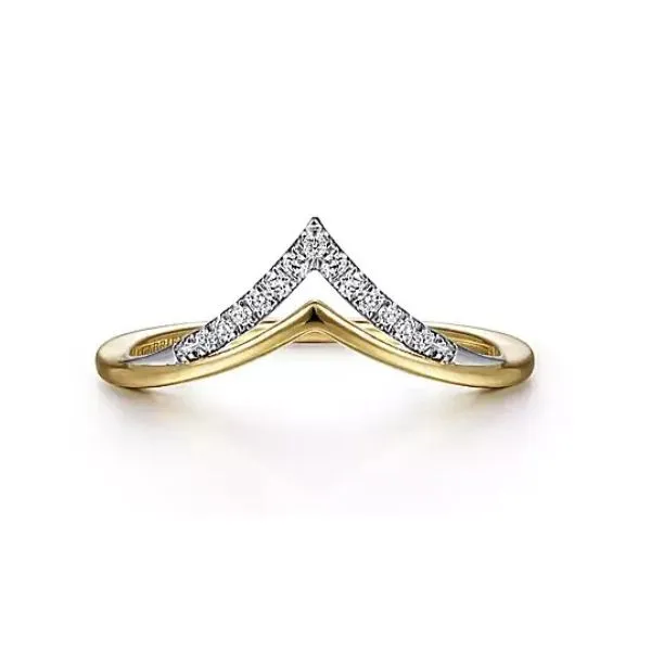 Perfectly modern diamond chevron ring. Holliday Jewelry Klamath Falls, OR
