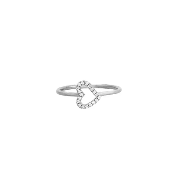 Beautiful heart shaped diamond ring. Holliday Jewelry Klamath Falls, OR
