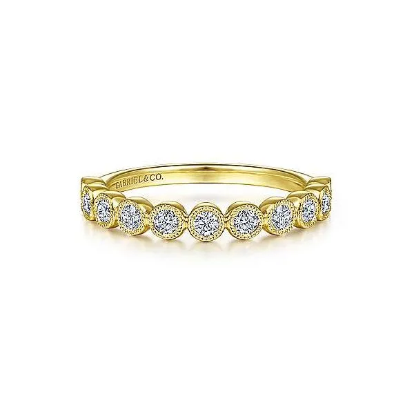 Beautiful Miligrain Detail Gabriel & Co. Diamond Band Holliday Jewelry Klamath Falls, OR