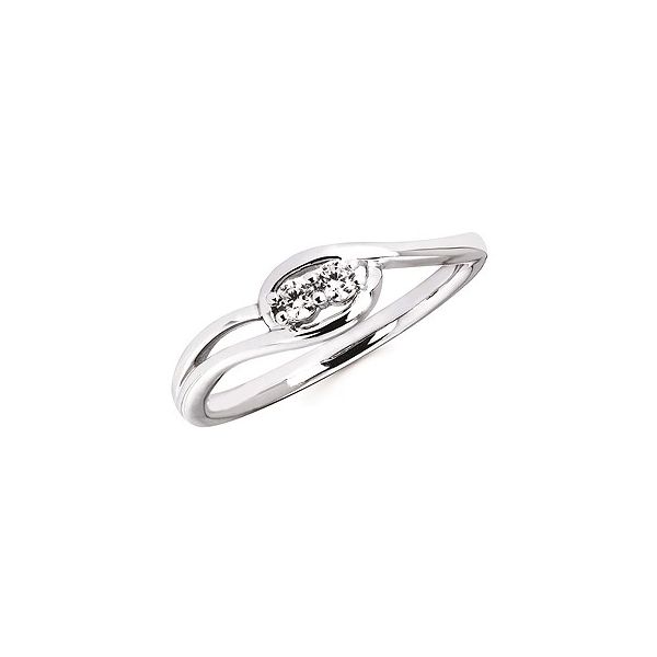 Perfectly petite two-stone diamond ring. Holliday Jewelry Klamath Falls, OR