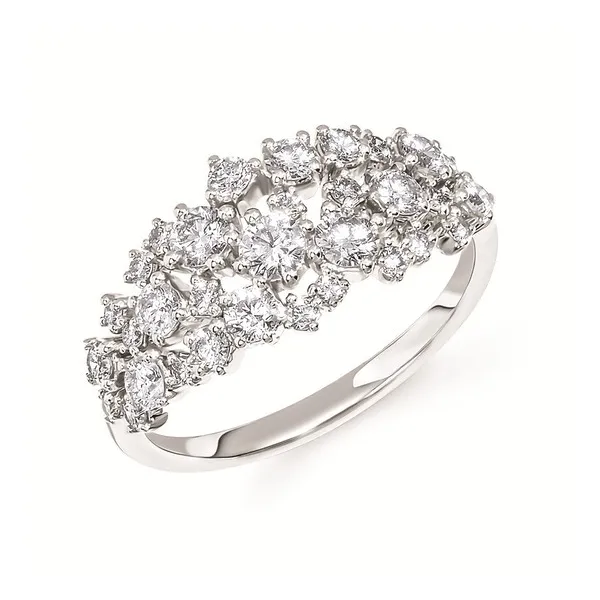 Dazzling 14KW cluster diamond ring Holliday Jewelry Klamath Falls, OR