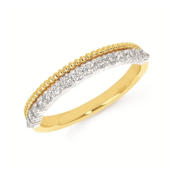 14KTT ring with a unique stacker look but its one ring Holliday Jewelry Klamath Falls, OR