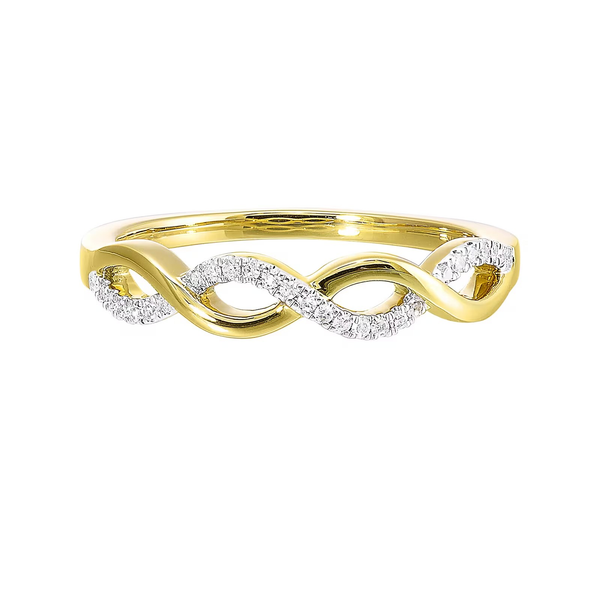 10KY .10CTW DIAMOND WEAVE BAND Holliday Jewelry Klamath Falls, OR