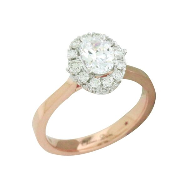 Cherie Dori oval halo diamond ring. *center not included. Holliday Jewelry Klamath Falls, OR
