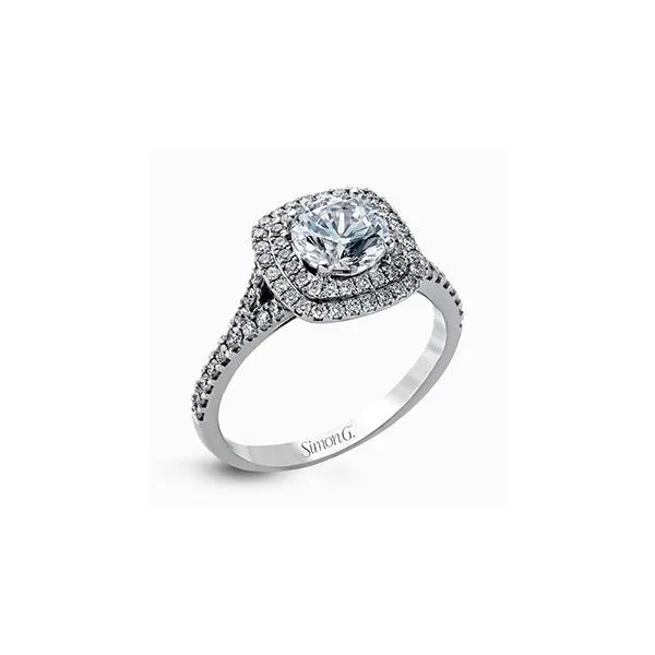 Simon G 18 karat diamond ring. *center not included. Holliday Jewelry Klamath Falls, OR