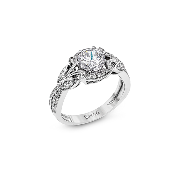 Simon G vintage inspired diamond ring. *center not included. Holliday Jewelry Klamath Falls, OR