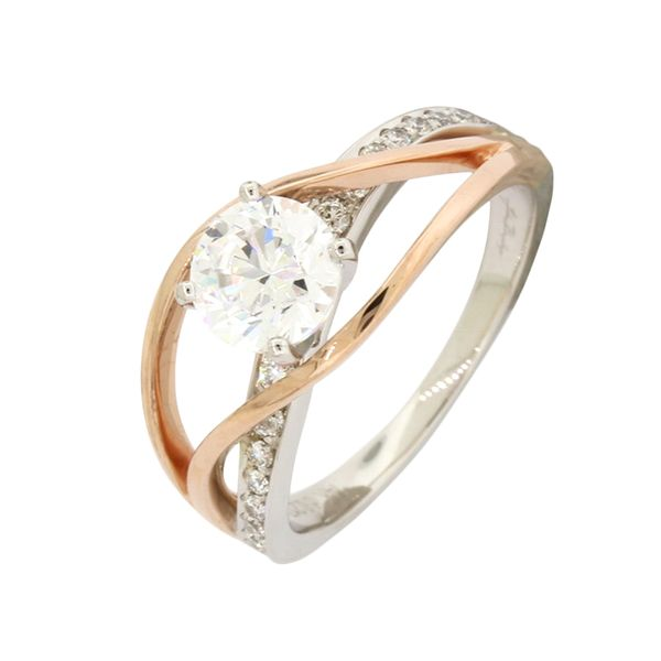 Freeform two-tone diamond ring. *Center not included. Holliday Jewelry Klamath Falls, OR