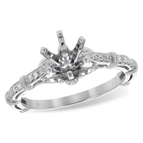 Allison Kaufman diamond engagement ring. *Center not included Holliday Jewelry Klamath Falls, OR