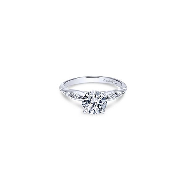 Diamond engagement ring by Gabriel & Co *Center not included. Holliday Jewelry Klamath Falls, OR