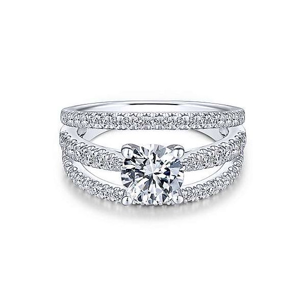 Gabriel & Co. diamond ring. *Center not included. Holliday Jewelry Klamath Falls, OR