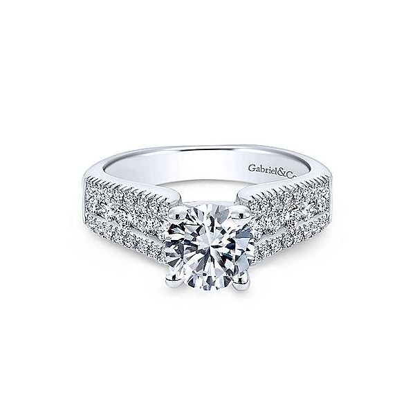 Gorgeous diamond ring by Gabriel & Co. *Center not included. Holliday Jewelry Klamath Falls, OR