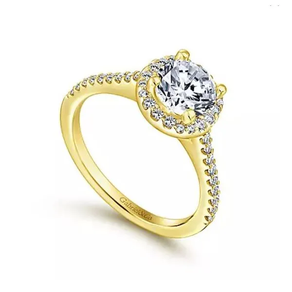 Gabriel & Co. Diamond Ring Featured in Yellow Gold. *Center Stone Not Included Holliday Jewelry Klamath Falls, OR