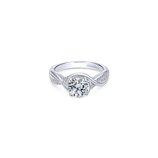 Diamond engagement ring by Gabriel & Co. *Center not included. Holliday Jewelry Klamath Falls, OR