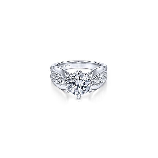 Beautiful diamond ring by Gabriel & Co. *Center not included. Holliday Jewelry Klamath Falls, OR
