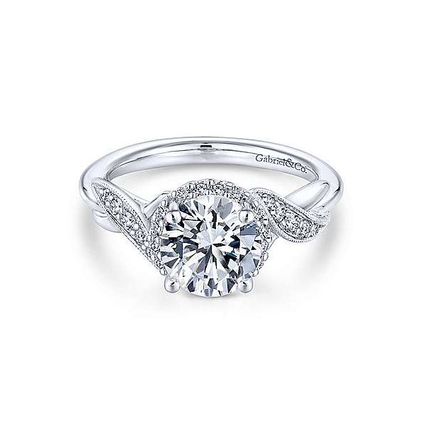 Gorgeous Gabriel & Co. diamond ring. *Center not included. Holliday Jewelry Klamath Falls, OR