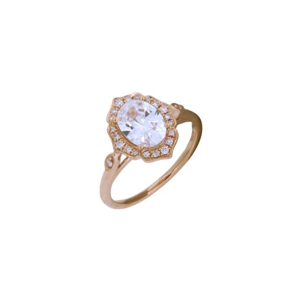 Vintage inspired oval diamond ring. *Center not included. Holliday Jewelry Klamath Falls, OR