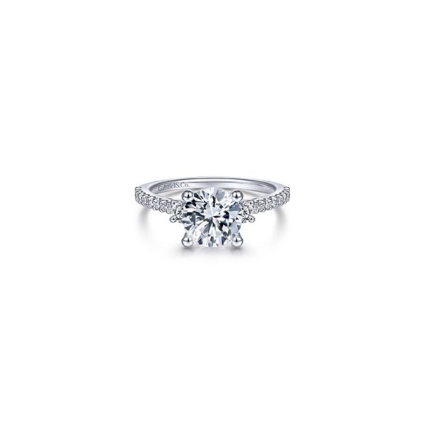 Classic Diamond Engagement Ring by Gabriel & Co. *Center Stone Not Included Holliday Jewelry Klamath Falls, OR