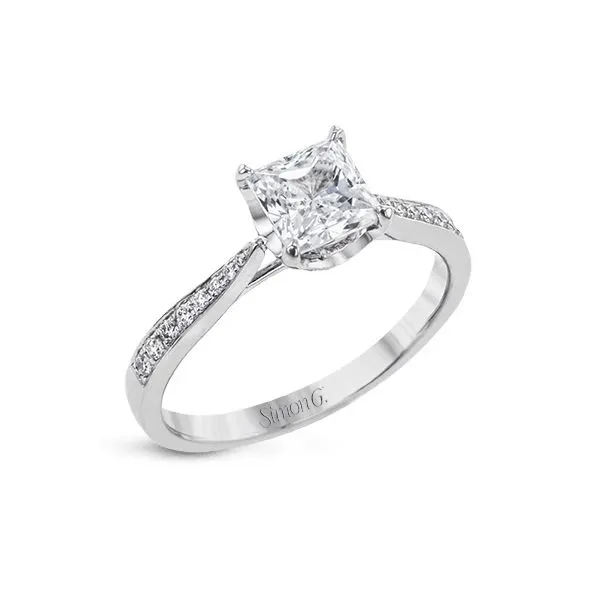 Fantastic Simon G Diamond Engagement Semi-Mount Ring. *Center Stone Not Included Holliday Jewelry Klamath Falls, OR