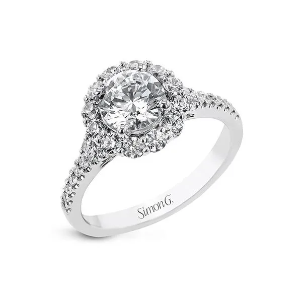 Simon G diamond engagement ring. *Center not included. Holliday Jewelry Klamath Falls, OR