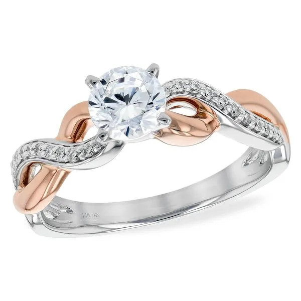 Two-tone twisted shank diamond ring. *Center not included Holliday Jewelry Klamath Falls, OR