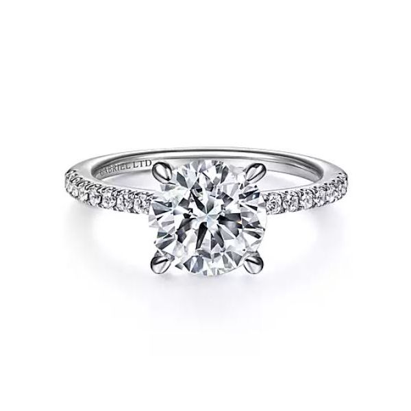 Lovely Diamond Semi-Mount Engagement Ring by Gabriel & Co. *Center Stone Not Included. Holliday Jewelry Klamath Falls, OR