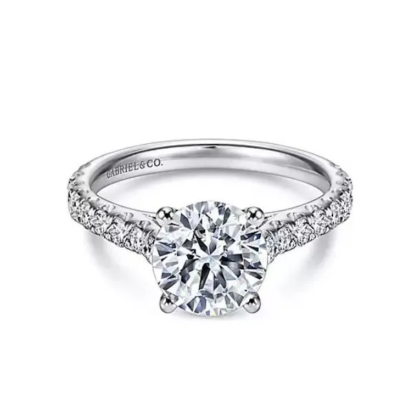 Bright Diamond Semi-Mount Engagement Ring. *Center Stone Not Included Holliday Jewelry Klamath Falls, OR