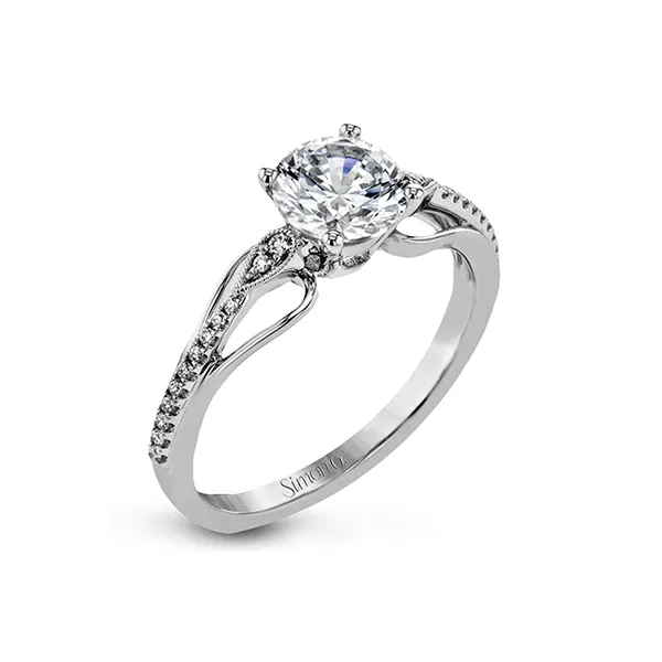 Lovely Simon G. Diamond Engagement Ring. *Center Stone Not Included Holliday Jewelry Klamath Falls, OR