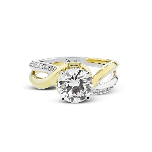 Timeless Simon G. Bypass Semi-Mount Ring. * Center Stone Not Included Holliday Jewelry Klamath Falls, OR