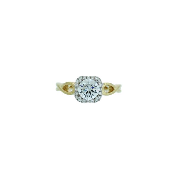 Uniquely You Squared Halo Semi-Mount Ring *Center Stone Not Included Holliday Jewelry Klamath Falls, OR