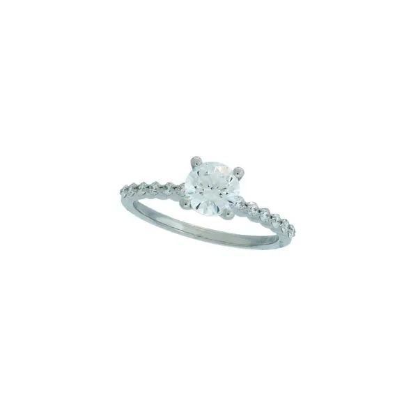 Outstanding Straight Line Diamond Engagement Ring *Center Stone Not Included Holliday Jewelry Klamath Falls, OR