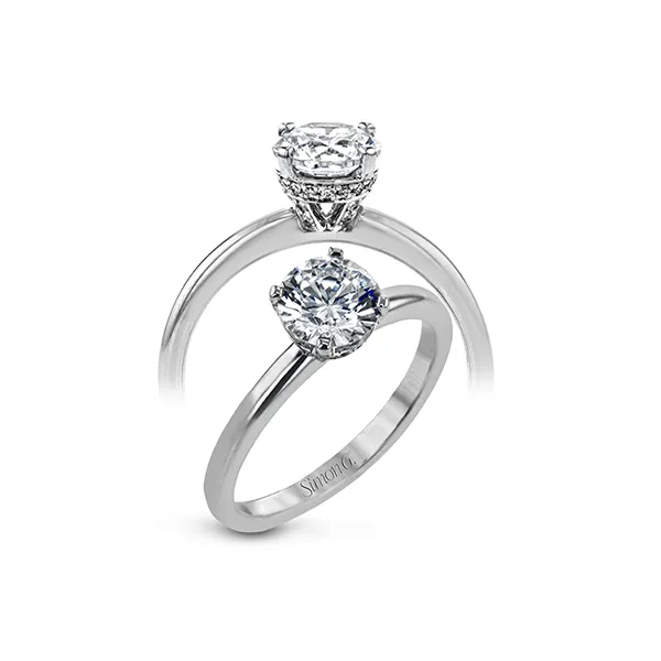 Sophisticated Hidden Halo Engagement Ring. *Center Stone Not Included Holliday Jewelry Klamath Falls, OR
