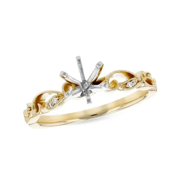 Magnificent Milligrain Diamond Semi-Mount Engagement Ring *Center Stone Not Included Holliday Jewelry Klamath Falls, OR