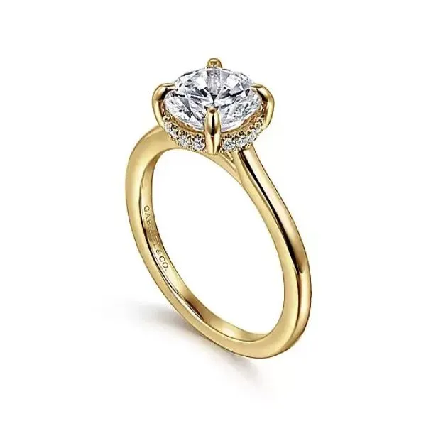 Striking Hidden Halo Diamond Engagement Ring *Center Stone Not Included Holliday Jewelry Klamath Falls, OR