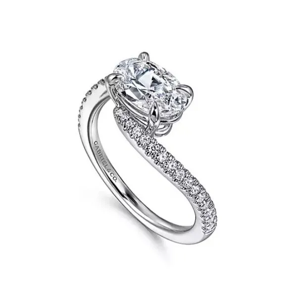 Outstanding Diamond Bypass Semi-Mount Ring *Center Stone Not Included Holliday Jewelry Klamath Falls, OR