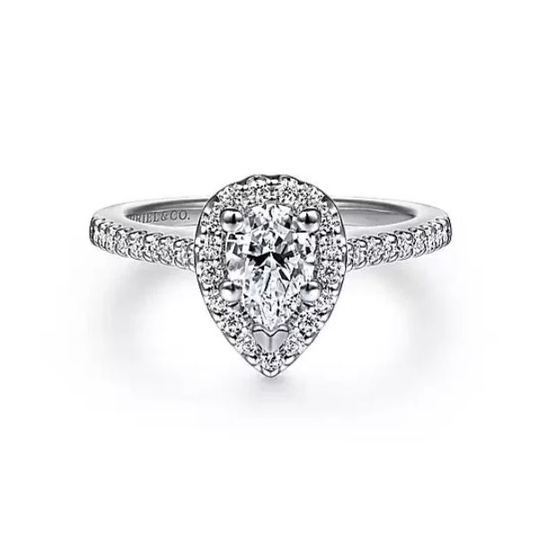 Beautifully detailed pear shaped diamond ring. *Center not included Holliday Jewelry Klamath Falls, OR