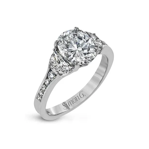 Unique Simon G diamond ring. * Center not included. Holliday Jewelry Klamath Falls, OR
