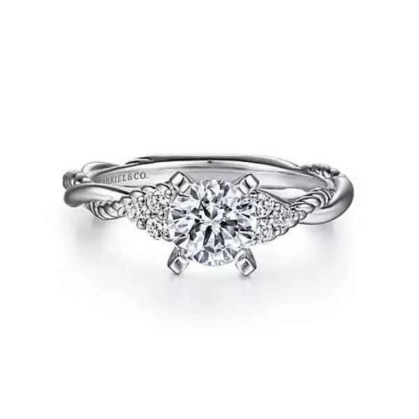 Beautiful Twist Diamond Semi-Mount Ring by Gabriel & Co. *Center Stone Not Included Holliday Jewelry Klamath Falls, OR