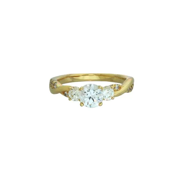 Beautiful yellow gold and diamond semi mount ring *center not included Holliday Jewelry Klamath Falls, OR