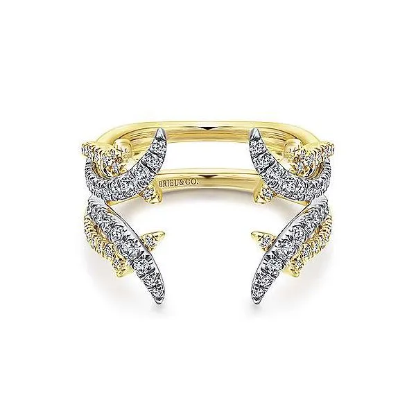 Absolutely Stunning Diamond Ring Guard by Gabriel & Co. Holliday Jewelry Klamath Falls, OR