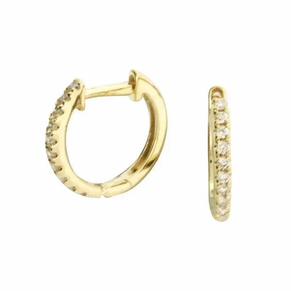 Pretty and Petite Diamond Hoop Earrings Holliday Jewelry Klamath Falls, OR