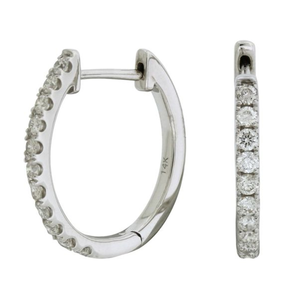 Diamond Hoop Earrings Holliday Jewelry Klamath Falls, OR