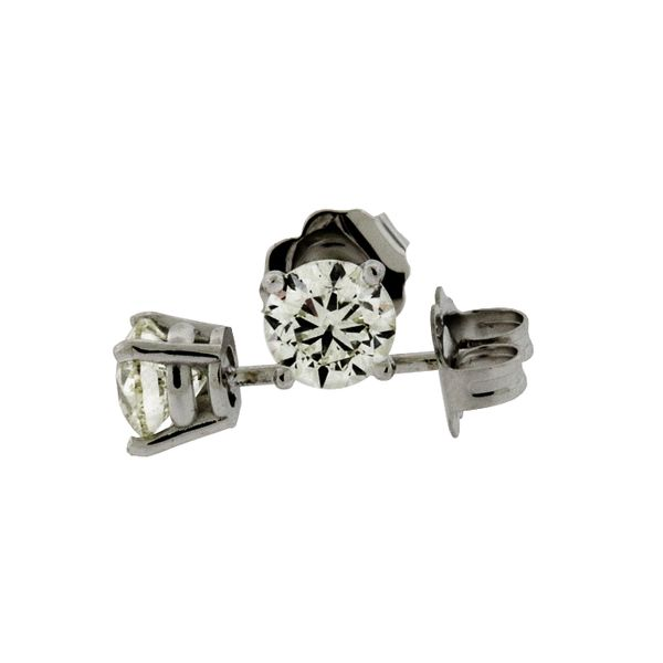 Classic Solitaire Diamond Earrings Holliday Jewelry Klamath Falls, OR