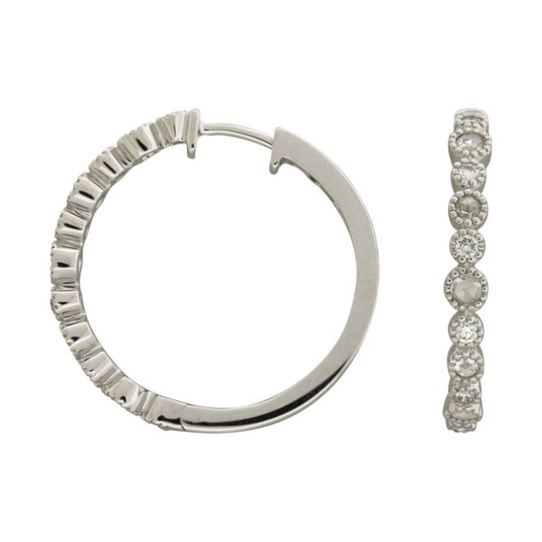Unique Cherie Dori diamond hoop earrings Holliday Jewelry Klamath Falls, OR